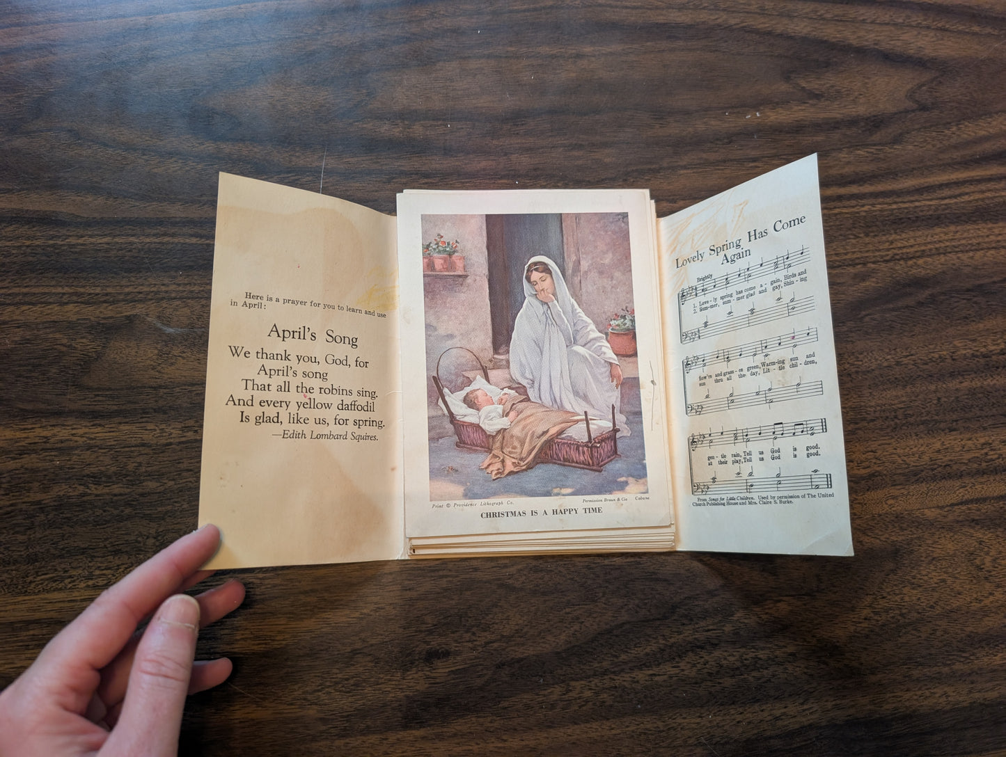 1940 Berean Beginners Pictures & Stories: 18 Providence Lithograph/Group Lessons