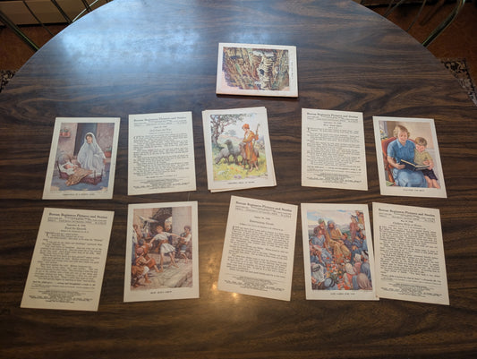 1940 Berean Beginners Pictures & Stories: 18 Providence Lithograph/Group Lessons