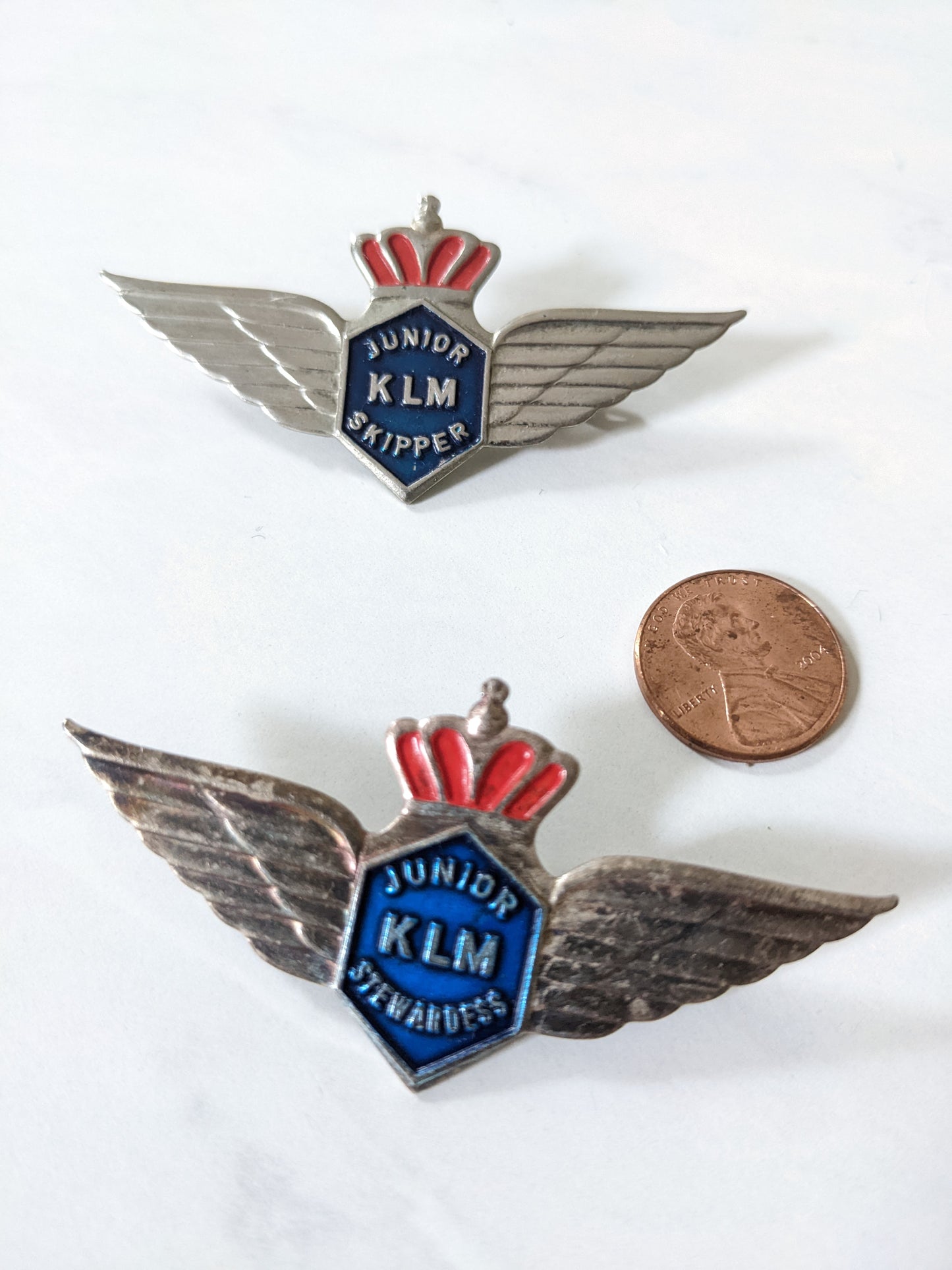 2 KLM Airlines Pins