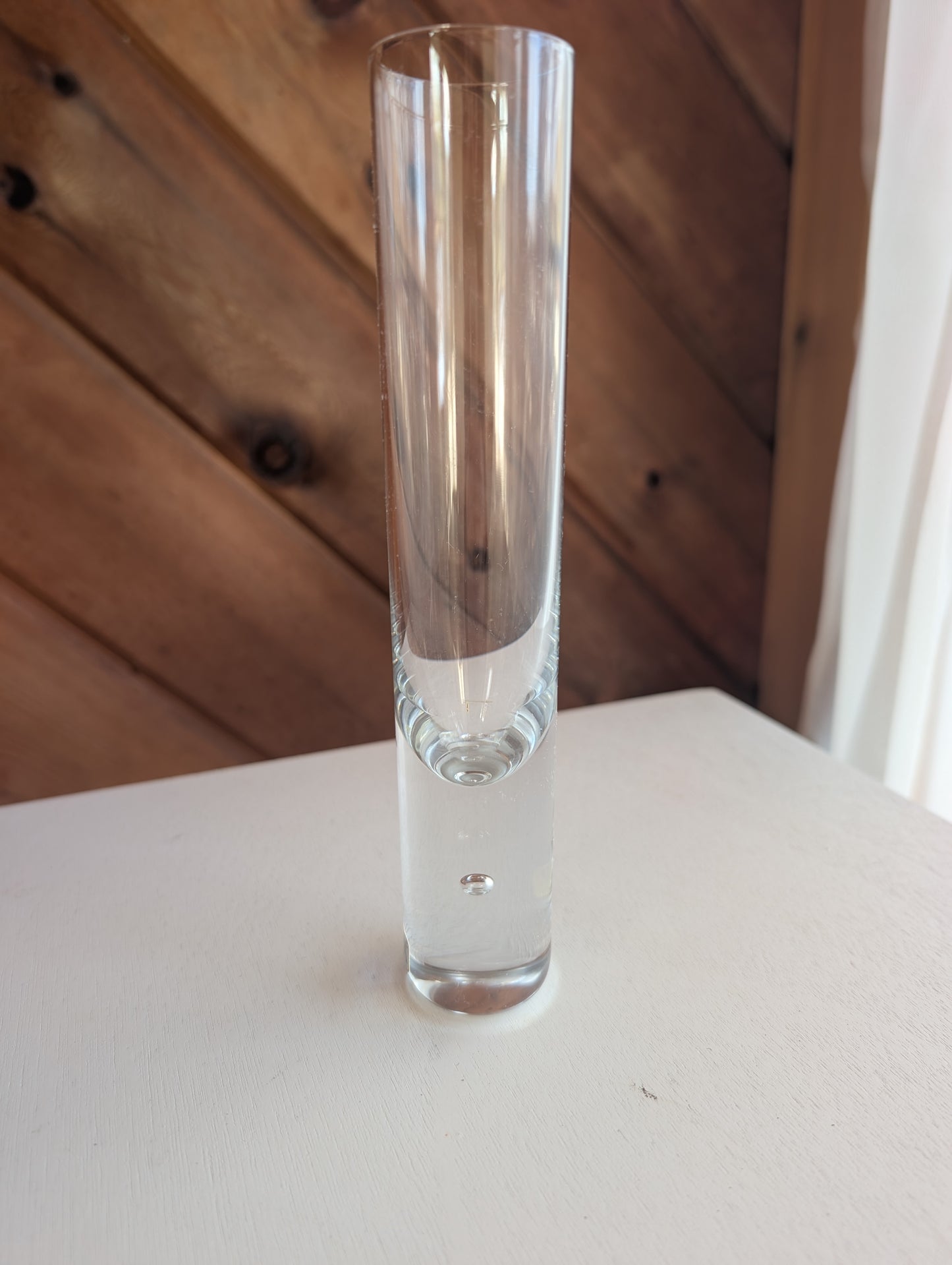 Kosta Boda Pippi Clear Glass Bud Vase