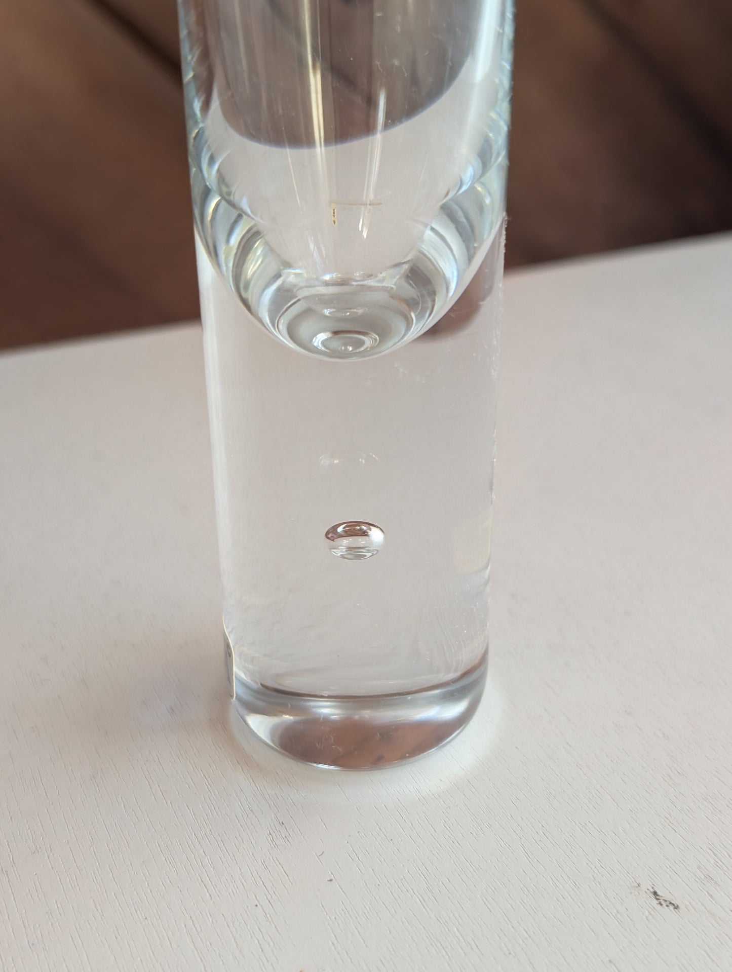 Kosta Boda Pippi Clear Glass Bud Vase