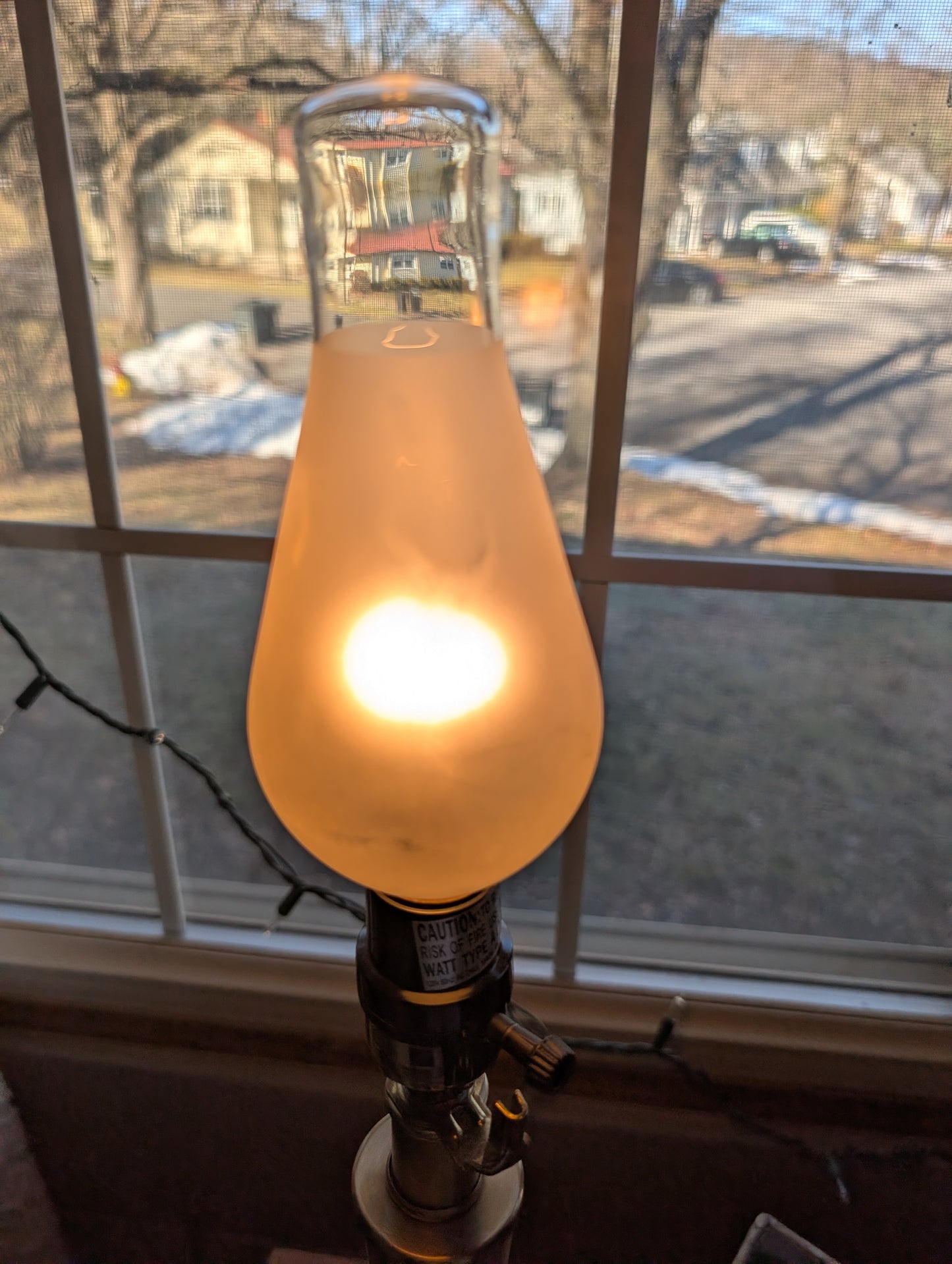 Vintage Chimney Lamp Bulb