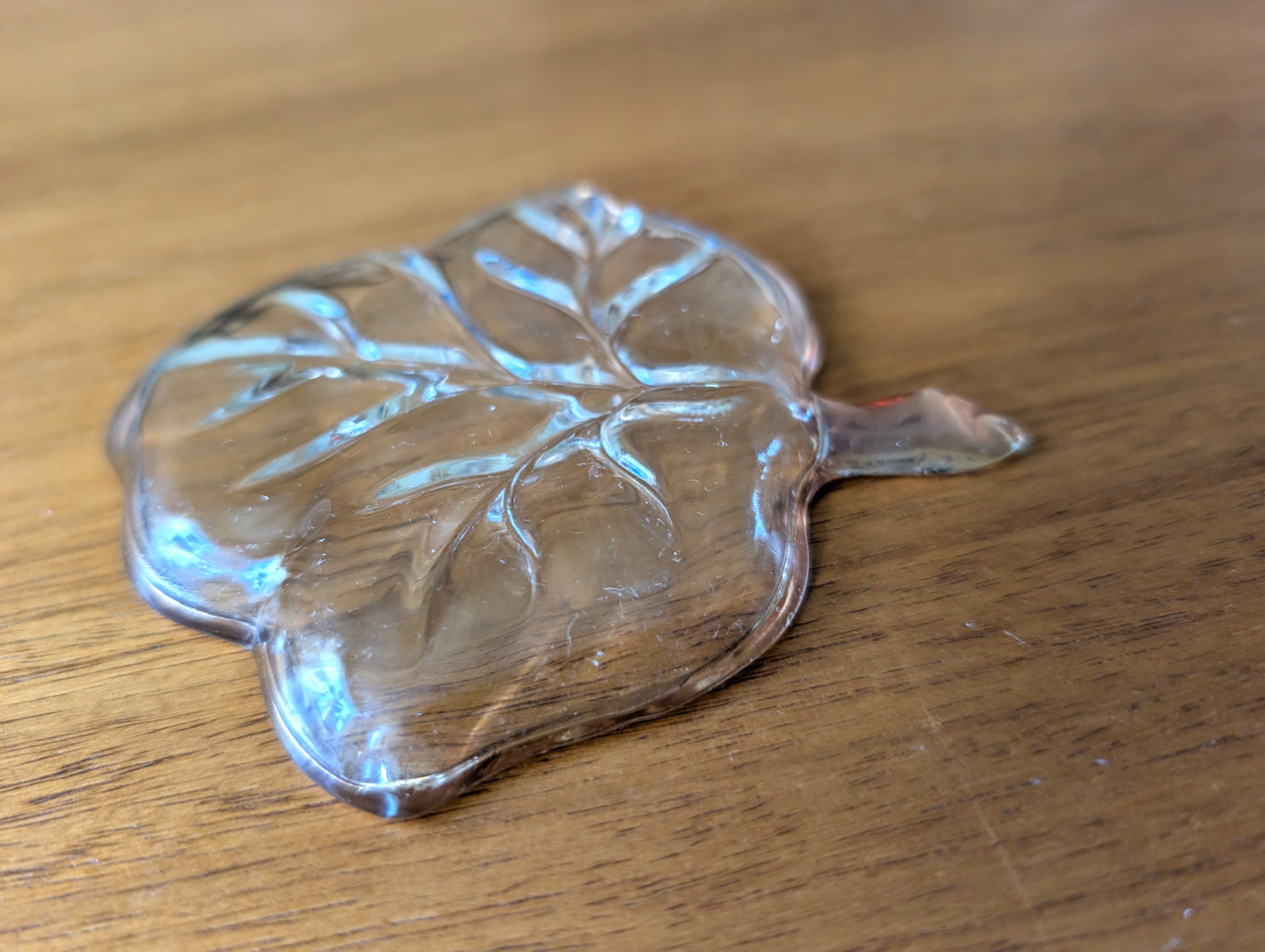 Small Hazel Atlas Glass Leaf Dish