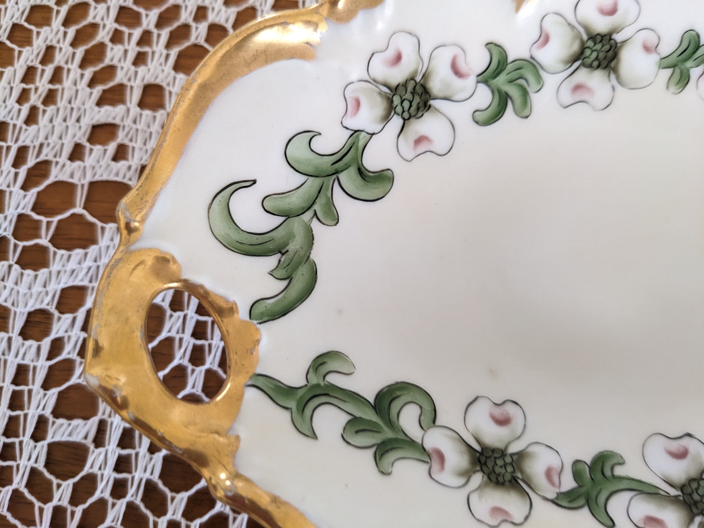 White Limoges Trinket Dish