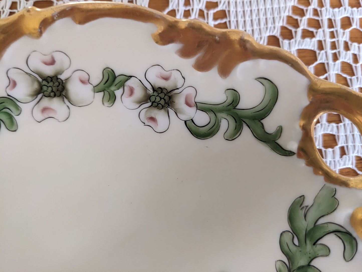 White Limoges Trinket Dish