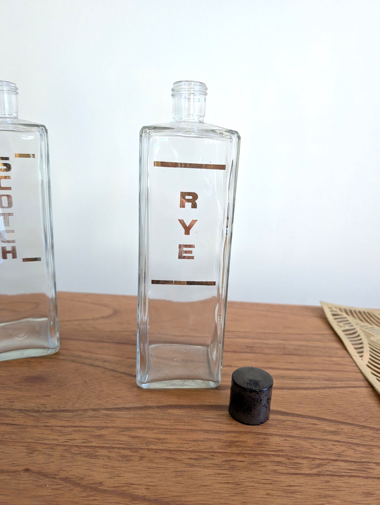 Rye, Scotch and Bourbon Bottles