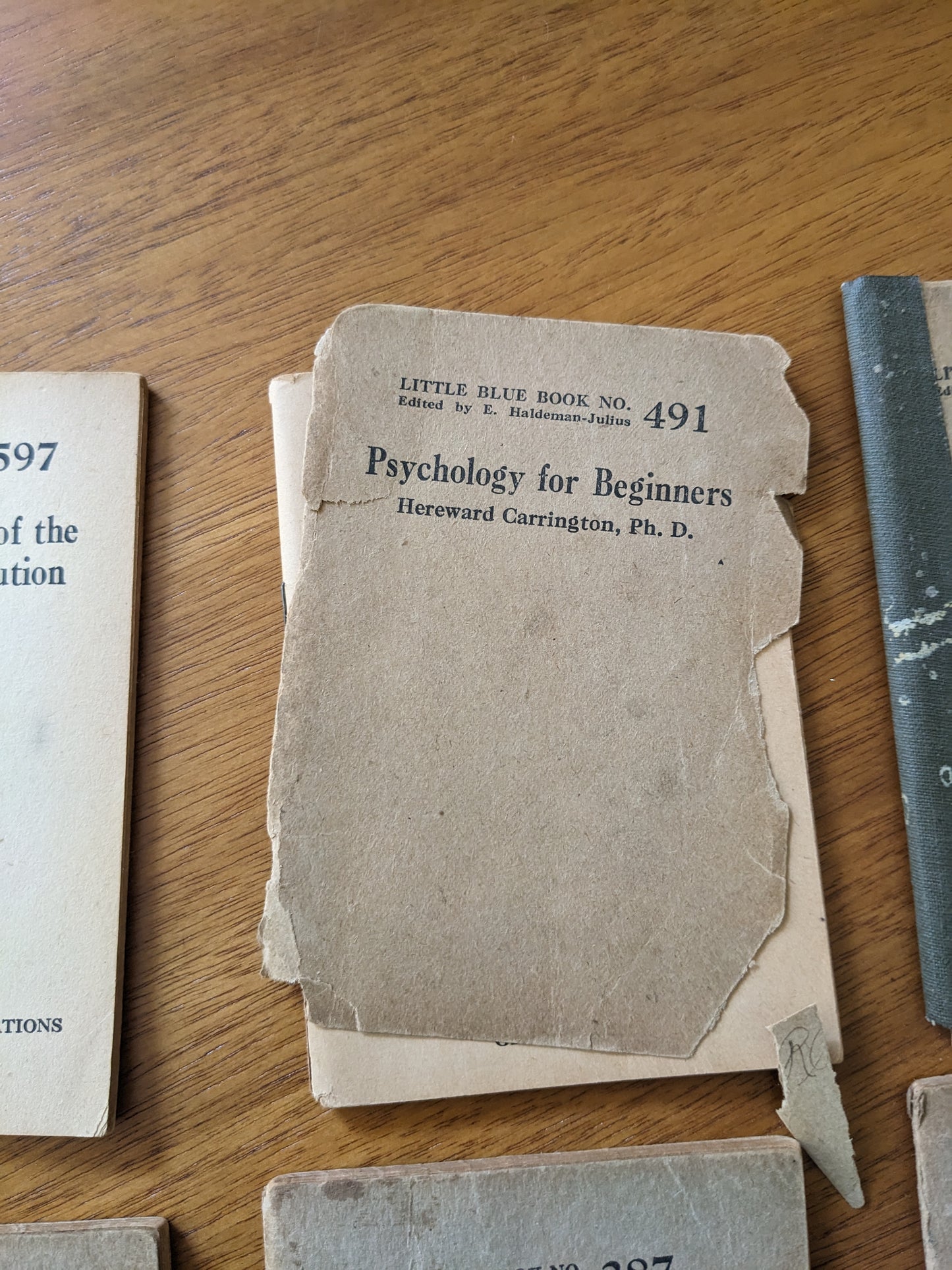 10 Little Blue Books from the 1920s