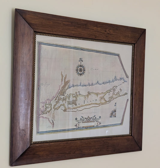 Framed Poster of Long Island and Connecticut