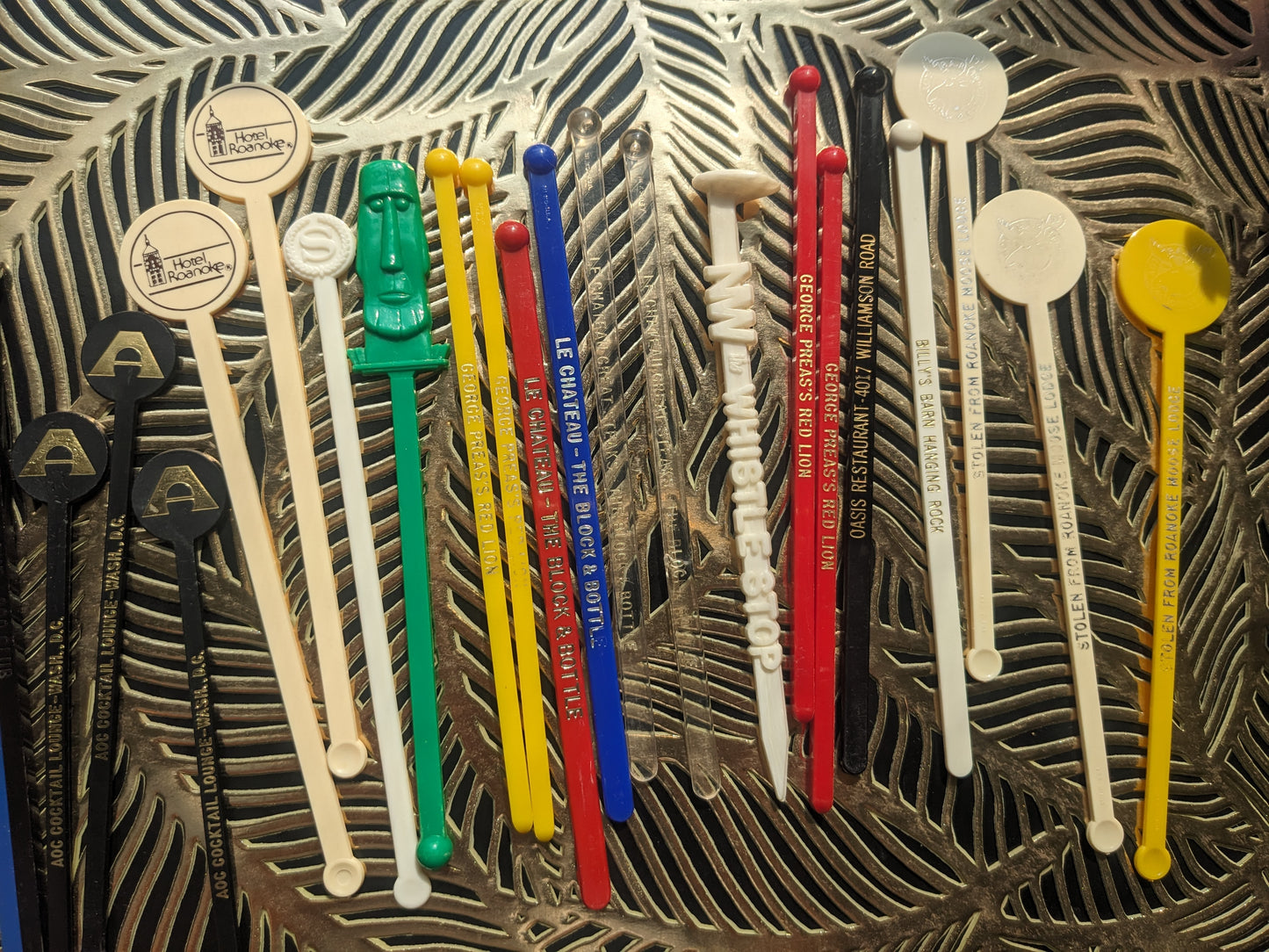 30 Vintage Swizzle Sticks