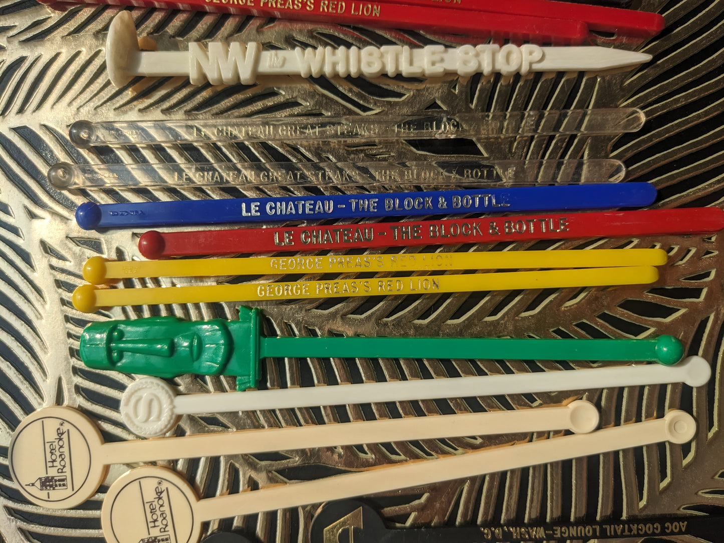 30 Vintage Swizzle Sticks