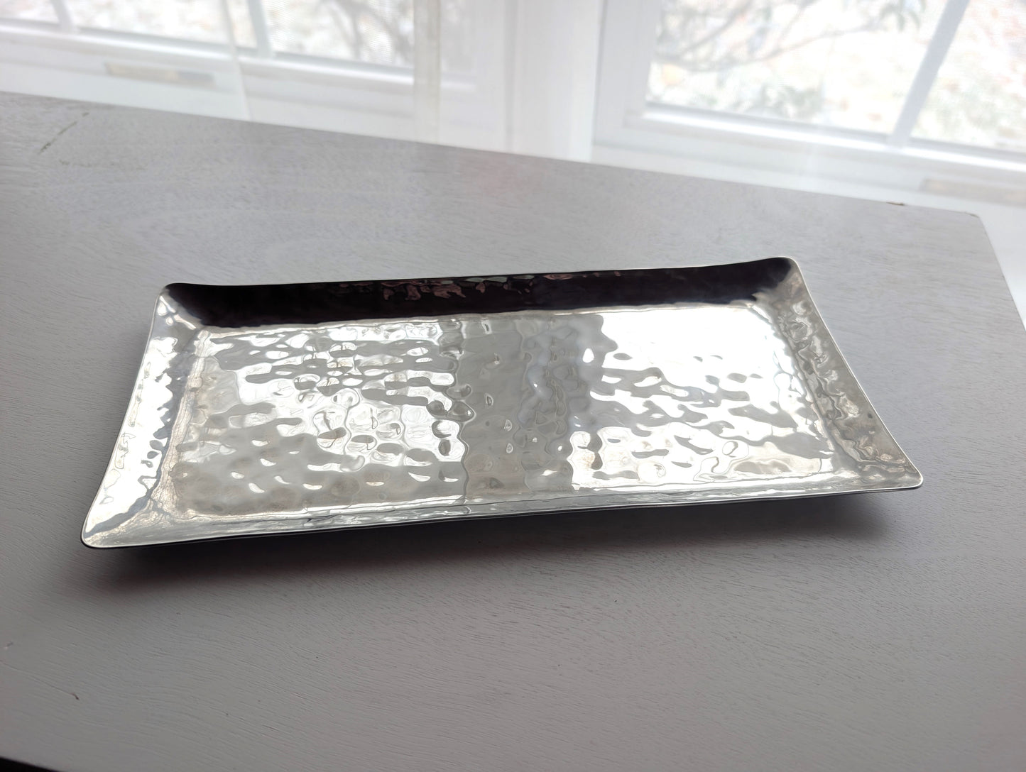 Mary Jurek Design Aurora Stainless Steel Rectangular Serving Tray