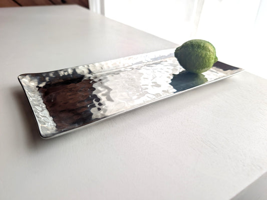 Mary Jurek Design Aurora Stainless Steel Rectangular Serving Tray