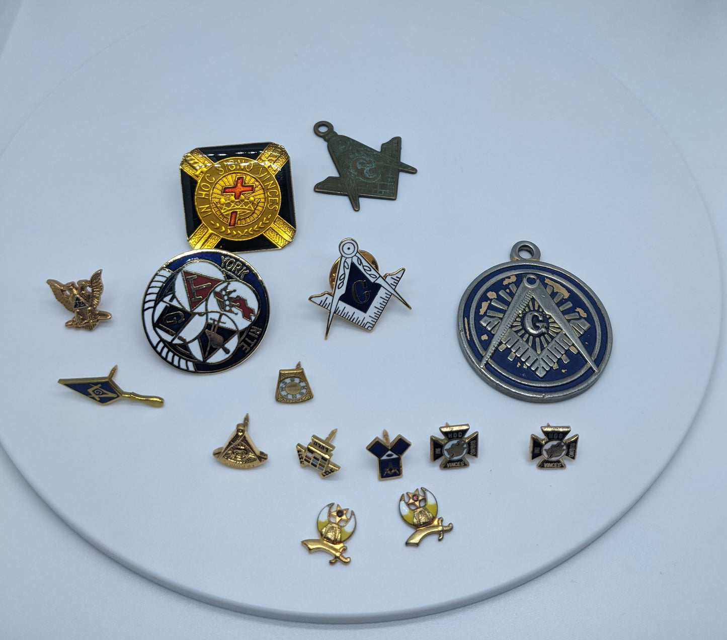 15 Masonic Temple Lodge Pins