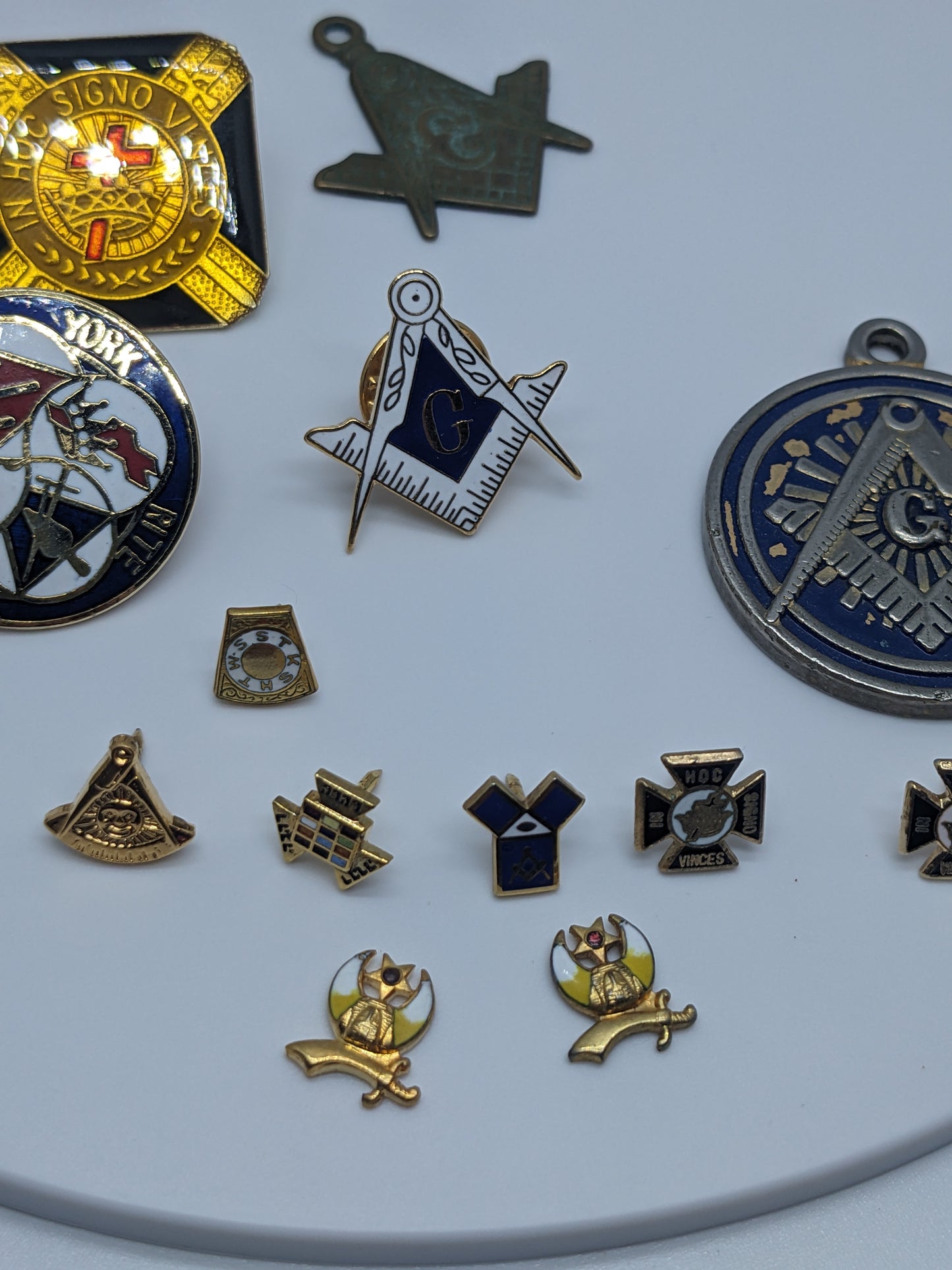 15 Masonic Temple Lodge Pins