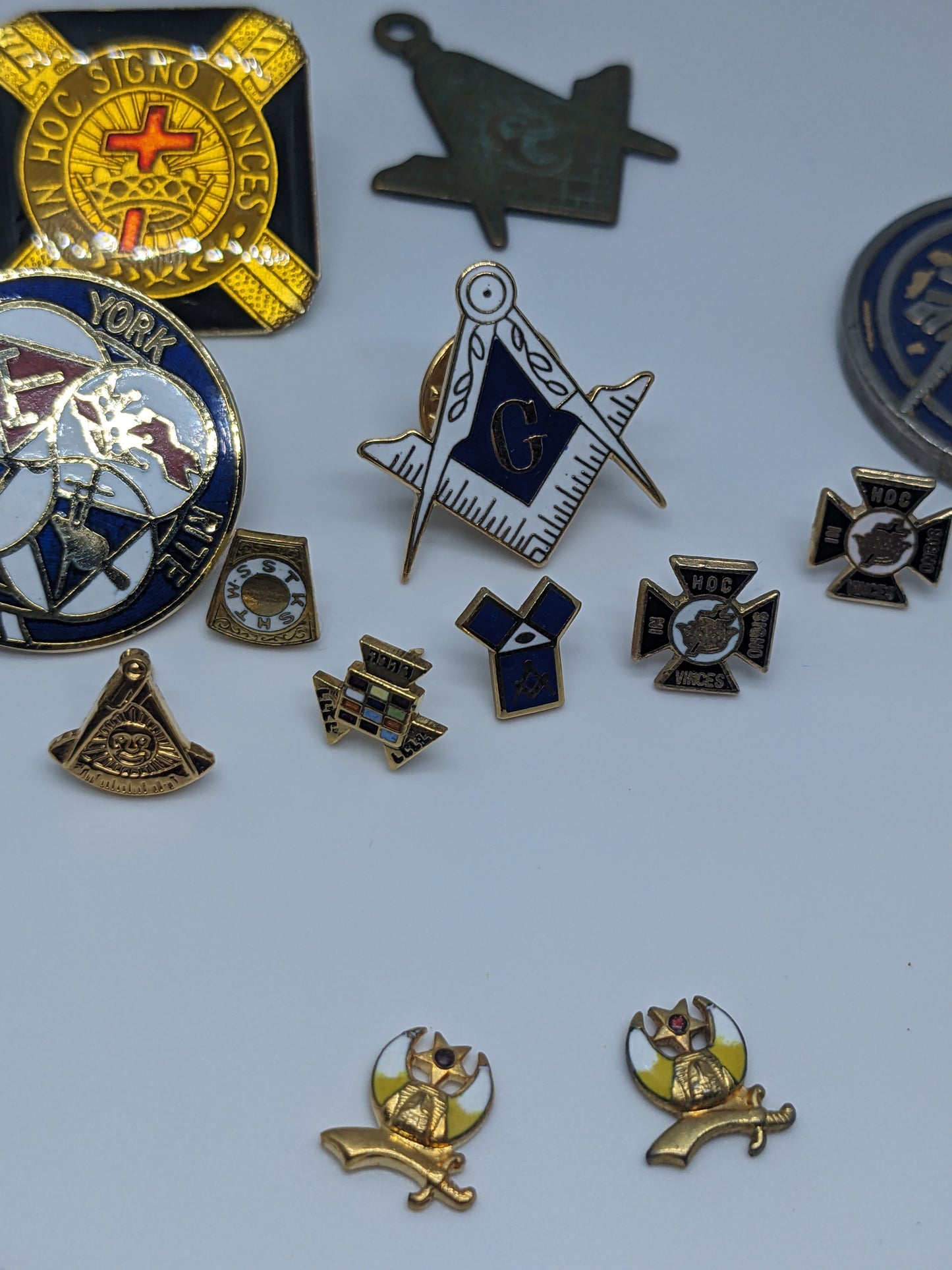 15 Masonic Temple Lodge Pins