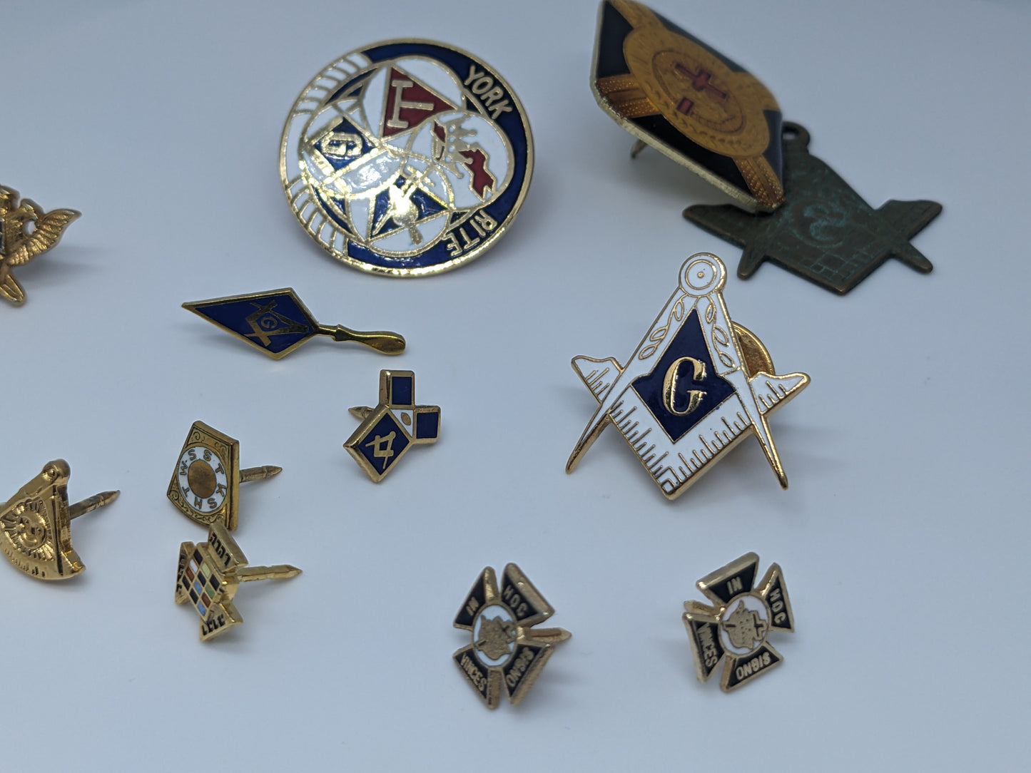 15 Masonic Temple Lodge Pins