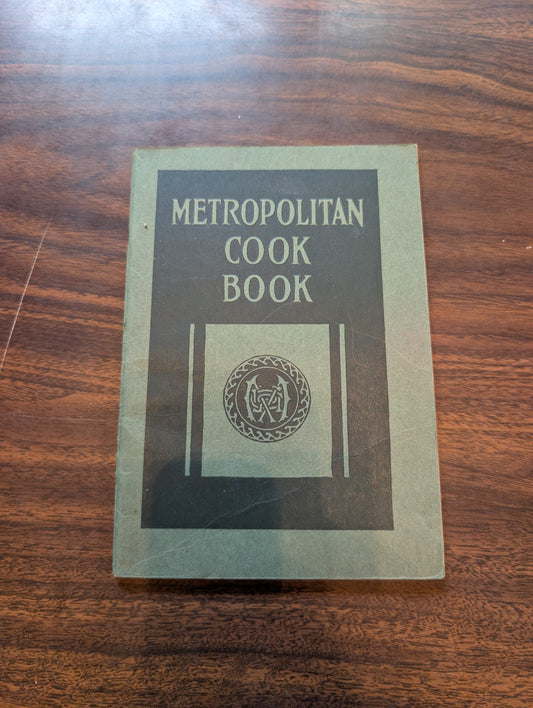 Vintage Antique Metropolitan Life Cook Book-1922- Insurance Company 20s