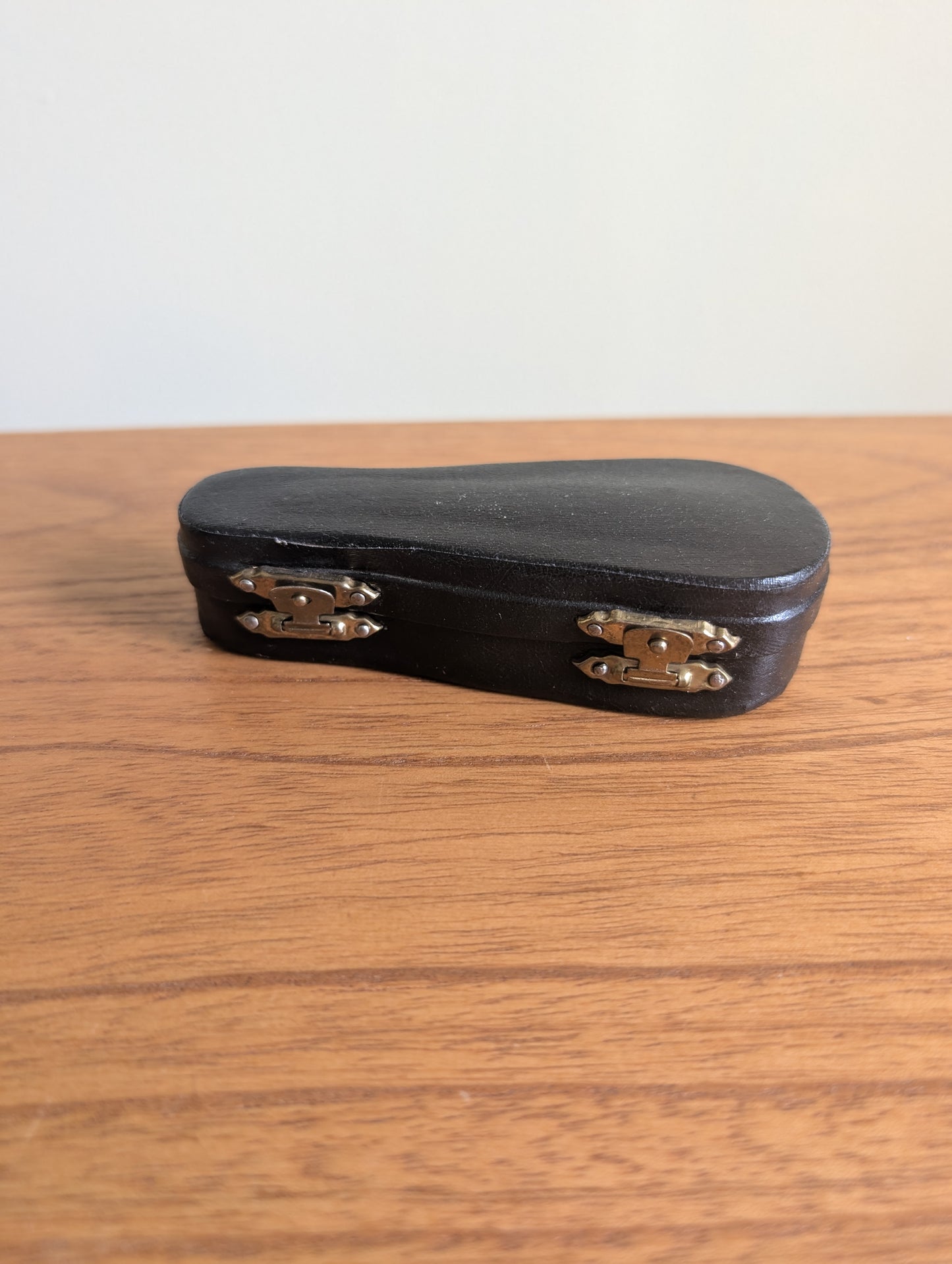 Vintage Miniature Violin in Black Case