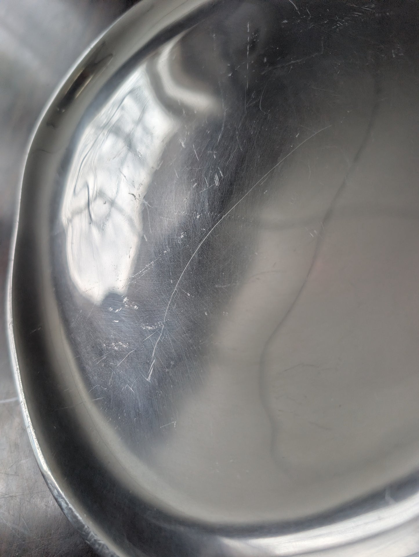 MCM Vintage Nambe 525 Metal Alloy Abstract Plate 9" x 9.5"