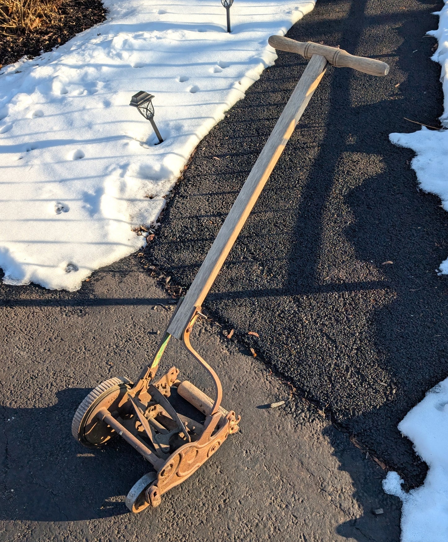 Rare Cast Iron Antique Coldwell Lawn Mower Made in Newburgh, NY