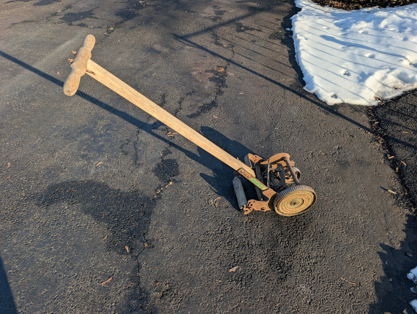 Rare Cast Iron Antique Coldwell Lawn Mower Made in Newburgh, NY