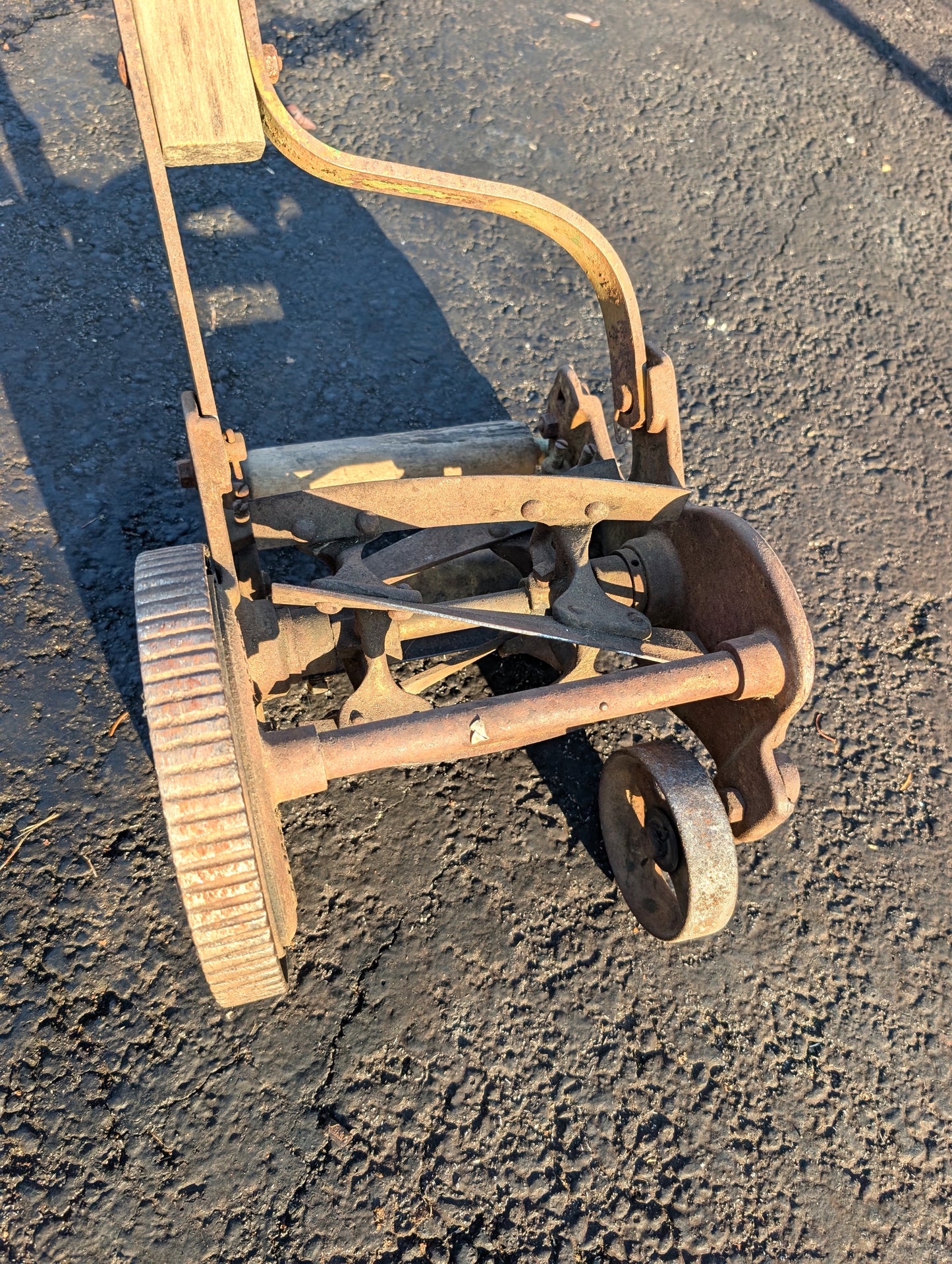 Rare Cast Iron Antique Coldwell Lawn Mower Made in Newburgh, NY