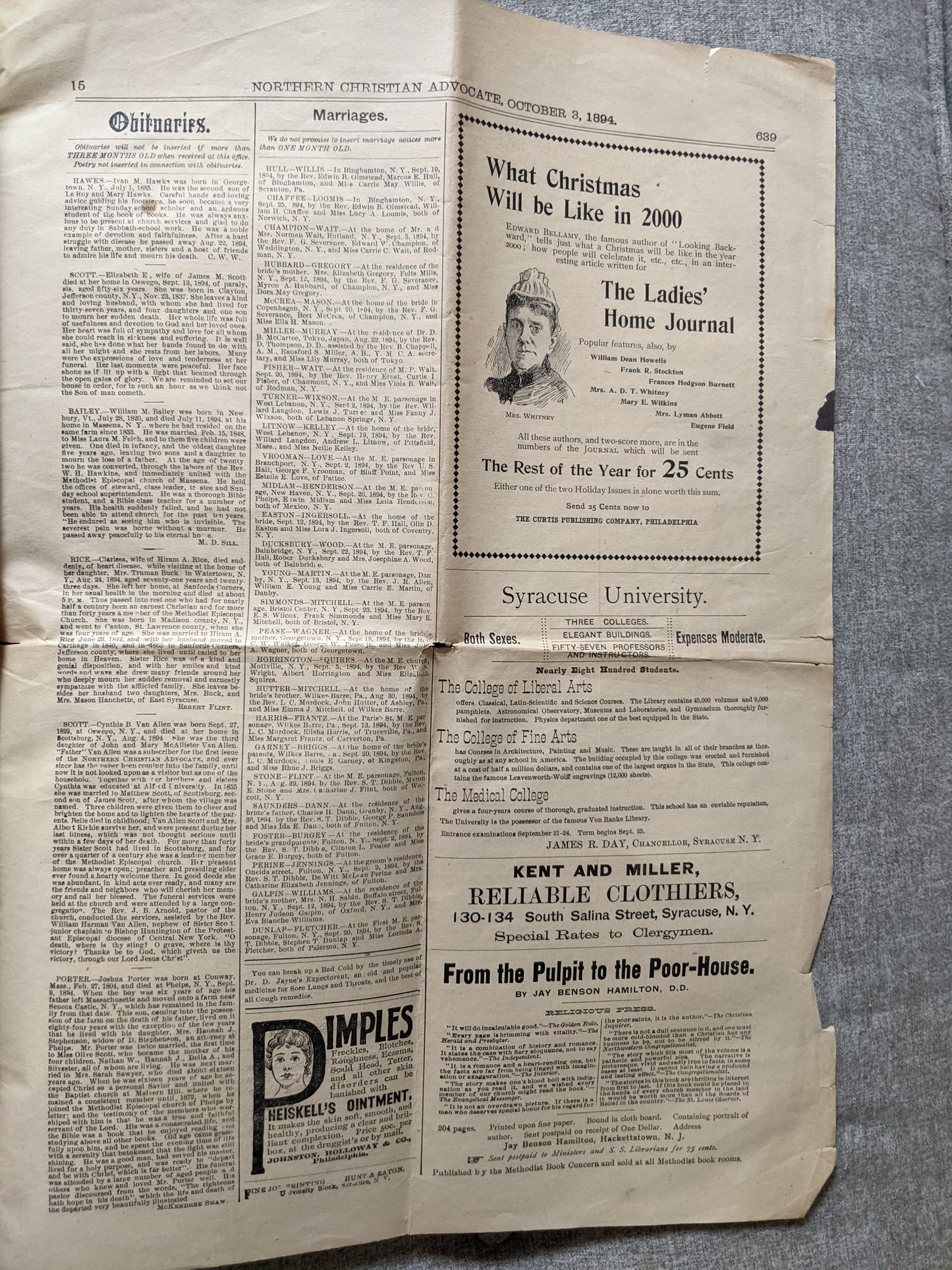 1894 Newspaper