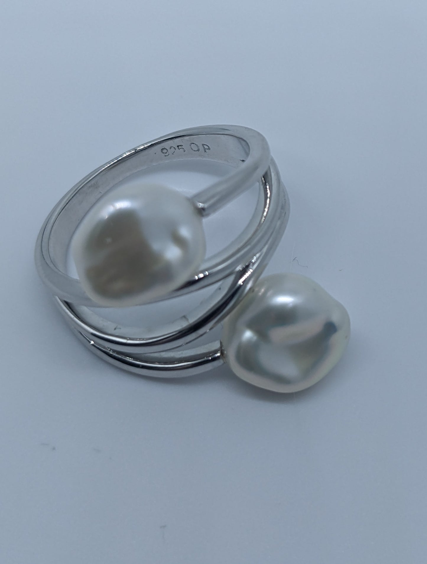 Freshwater Pearl Earrings Ring Set Size 6