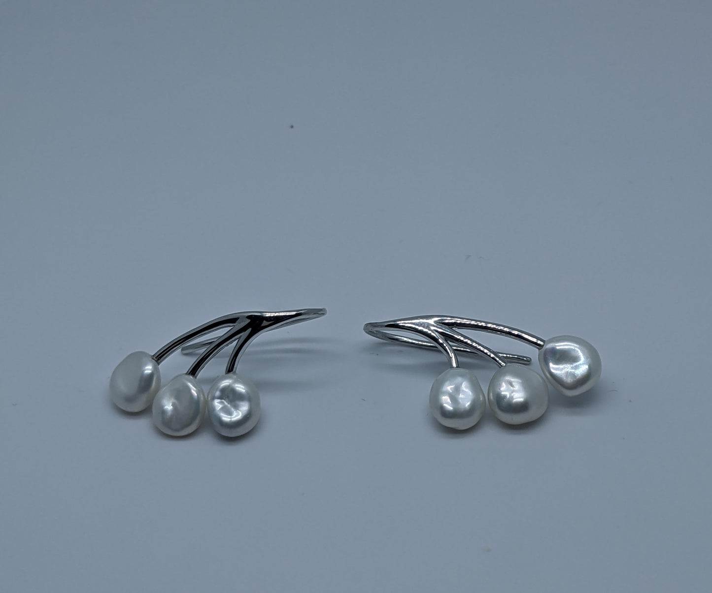 Freshwater Pearl Earrings Ring Set Size 6