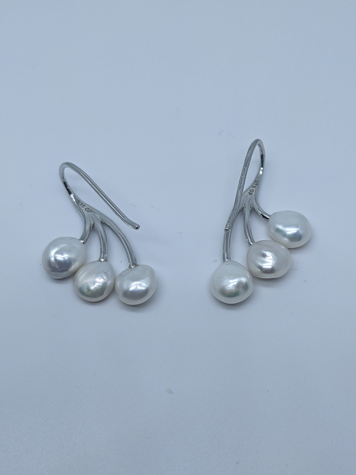 Freshwater Pearl Earrings Ring Set Size 6