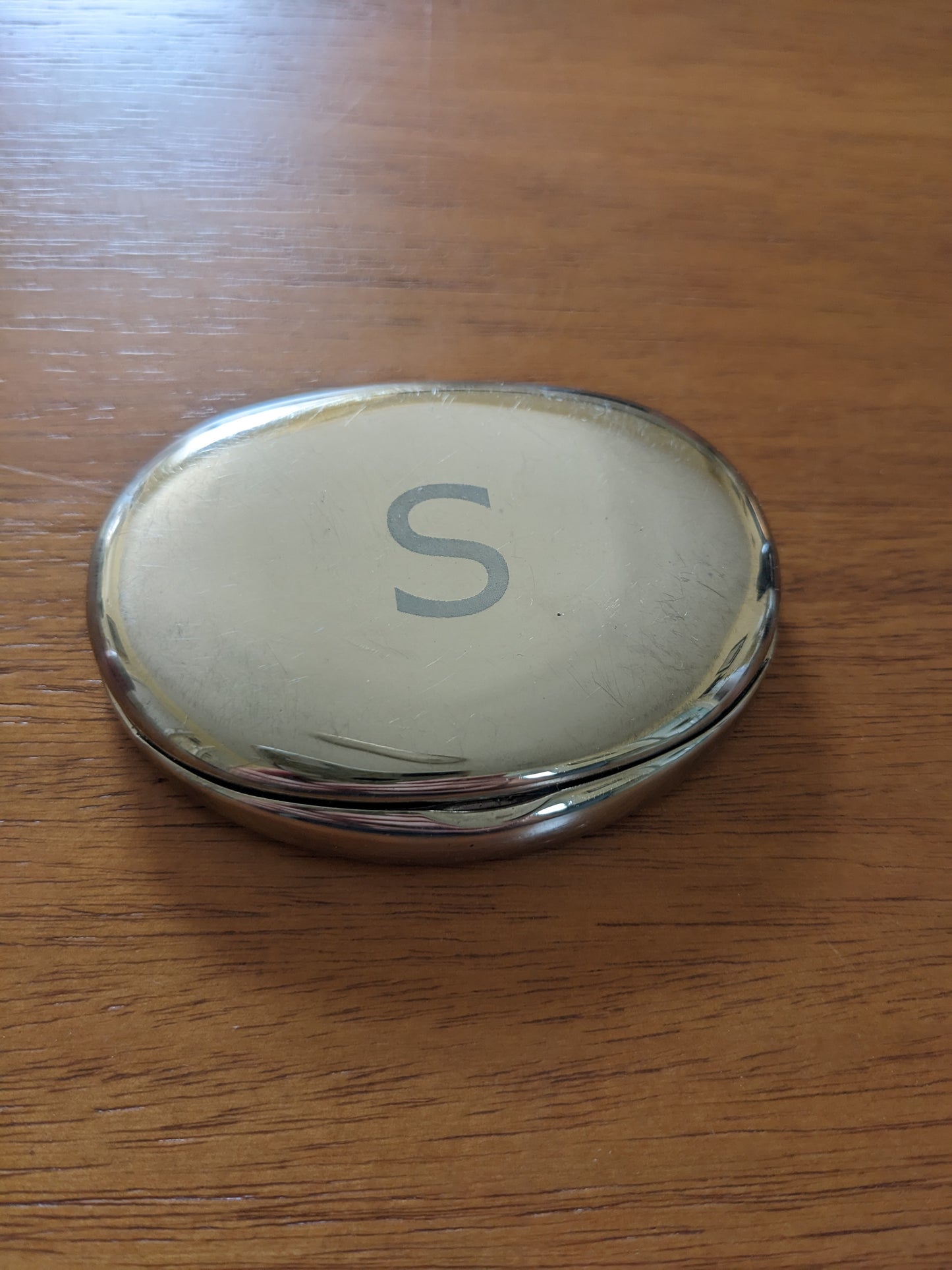 Monogrammed (S) Mirror Compact