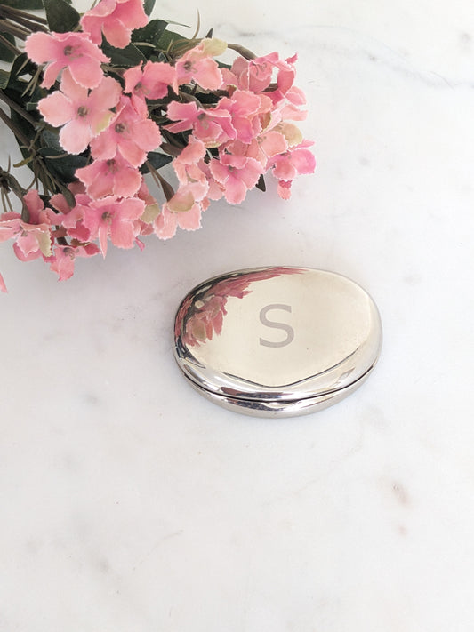 Monogrammed (S) Mirror Compact