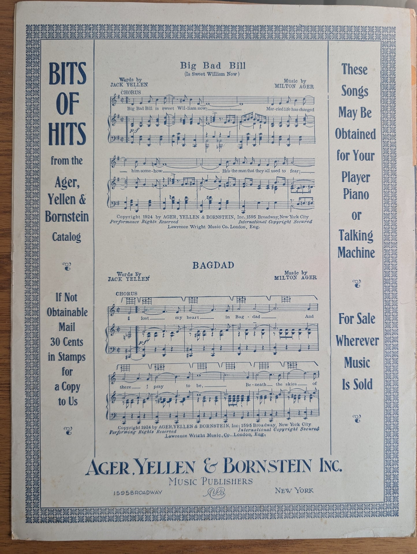 Vintage Sheet Music I Wonder What's Become of Sally Piano with Ukulele