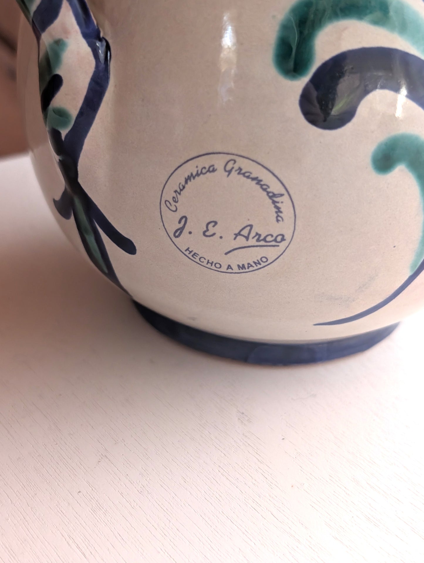 J E Arco Spain Sangria Pitcher