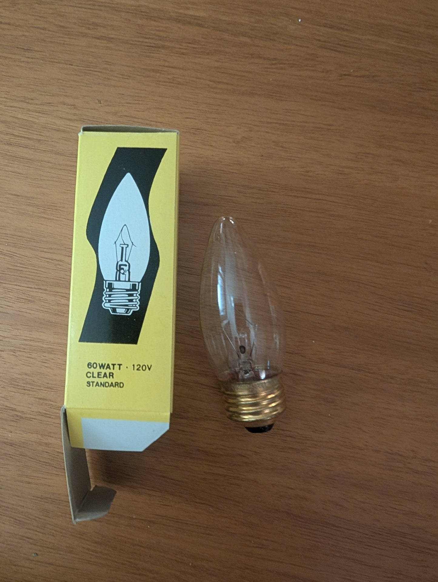 60W Standard Base Clear Torpedo