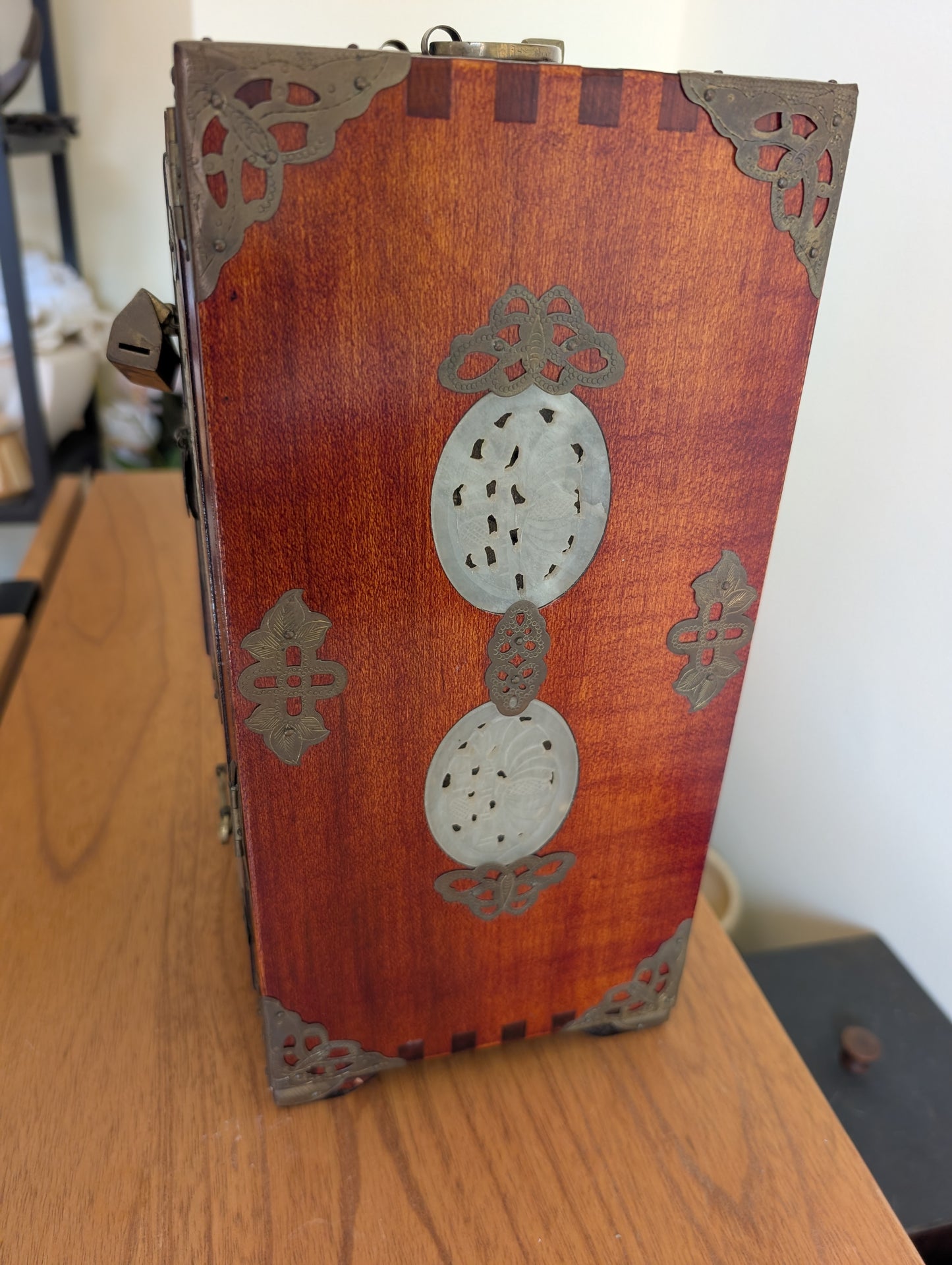 Chinese Rosewood Jewelry Box