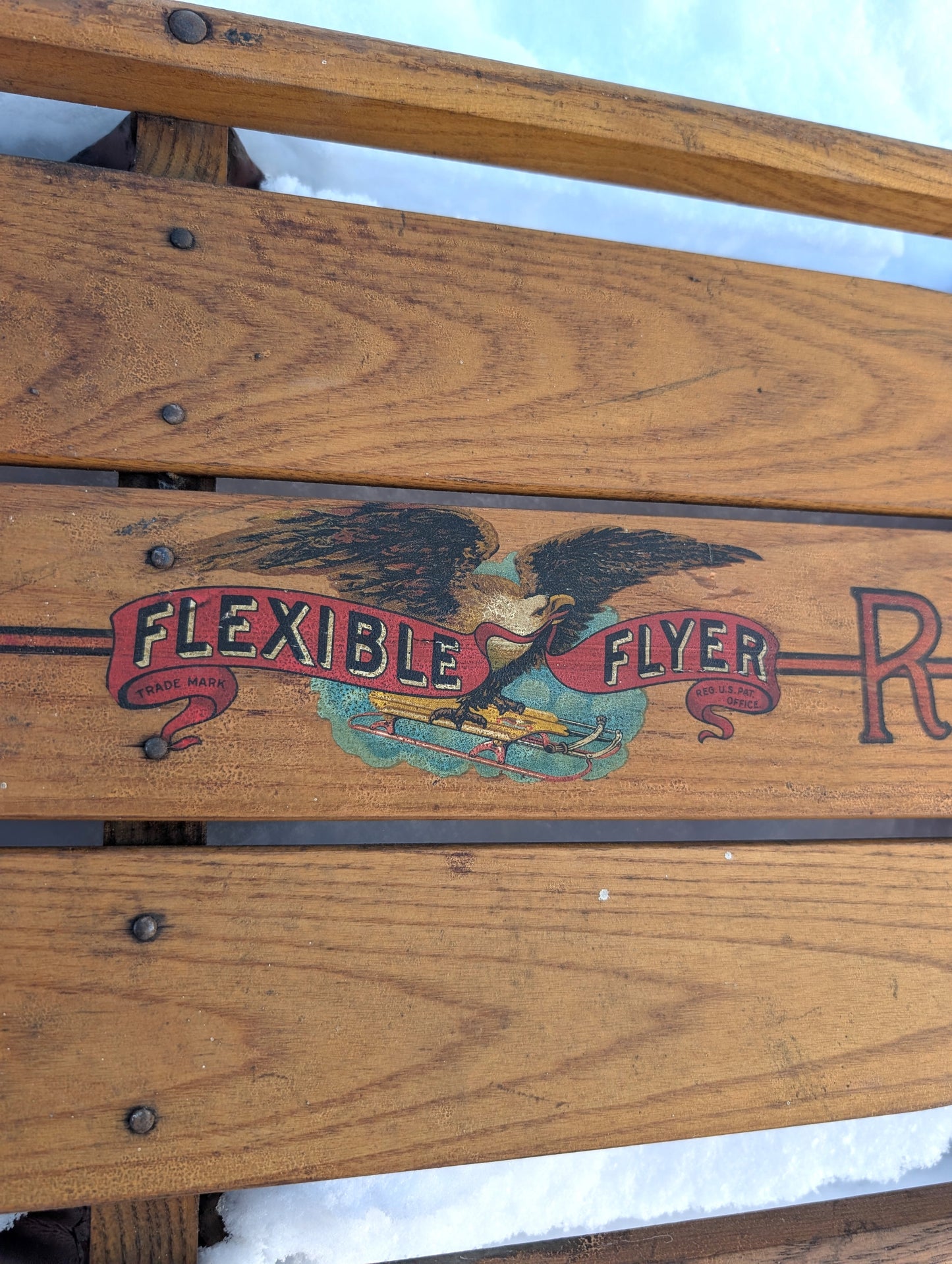 Airline Flexible Flyer Race Sled No 60