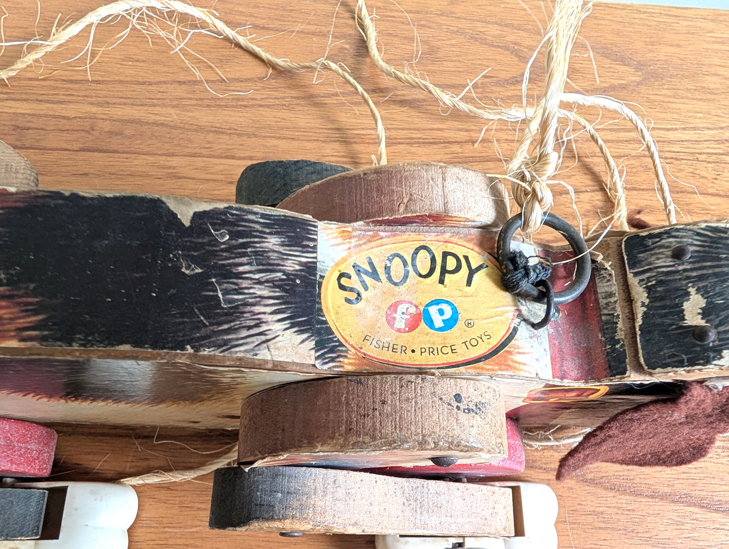 Fisher Price Snoopy Dog Toy from the 1960s Marked 61 181