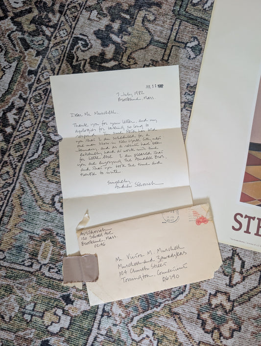 Andrew Stevovich The Amadee Brothers January 1982 Signed with Original Letter