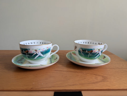 Royal Worcester VIP Tennis Tea Cup and Saucer