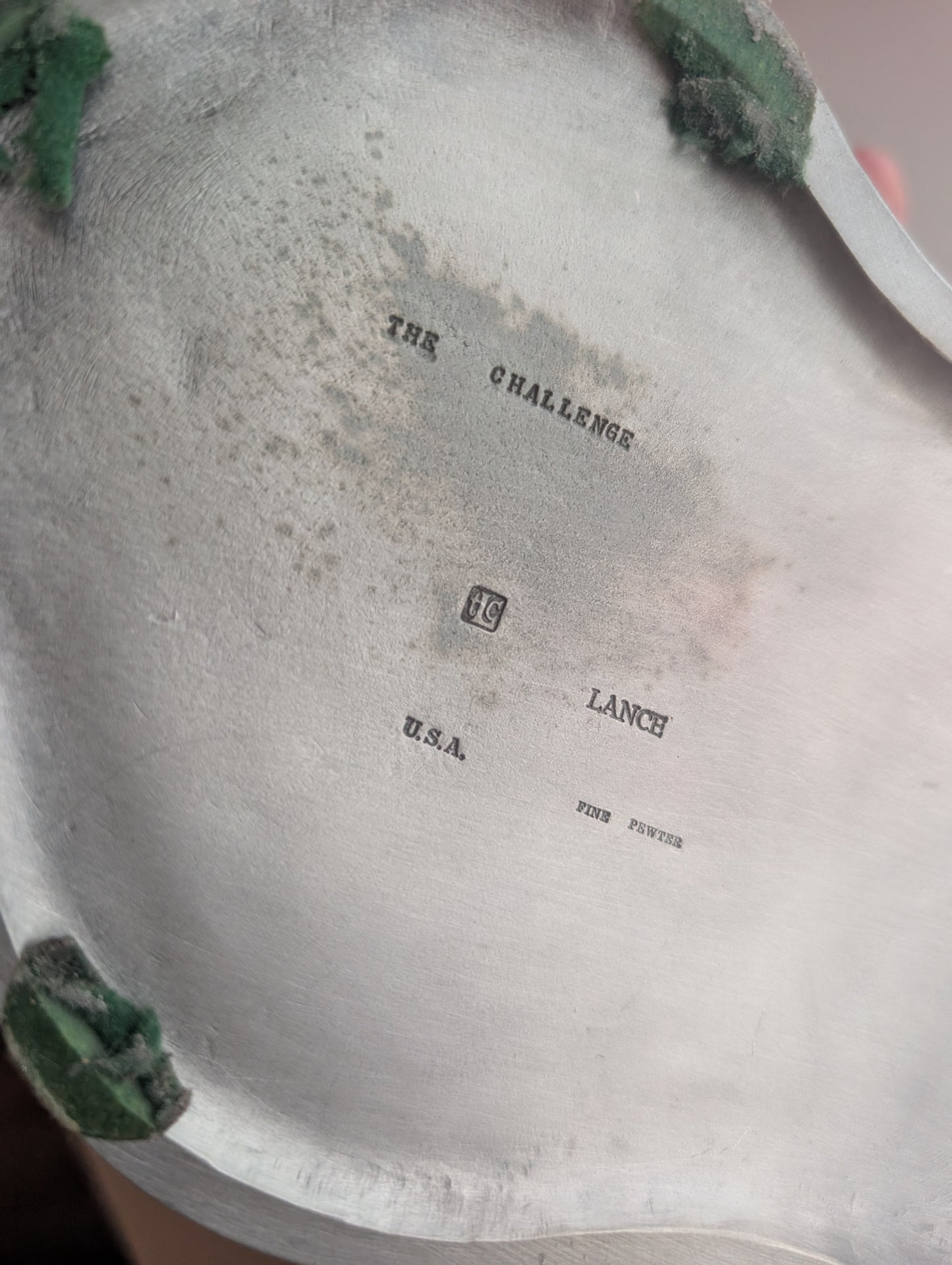 The Challenge Fine Pewter Horse Sculpture by Brian Rodden #136 7 " x 5" x 5"