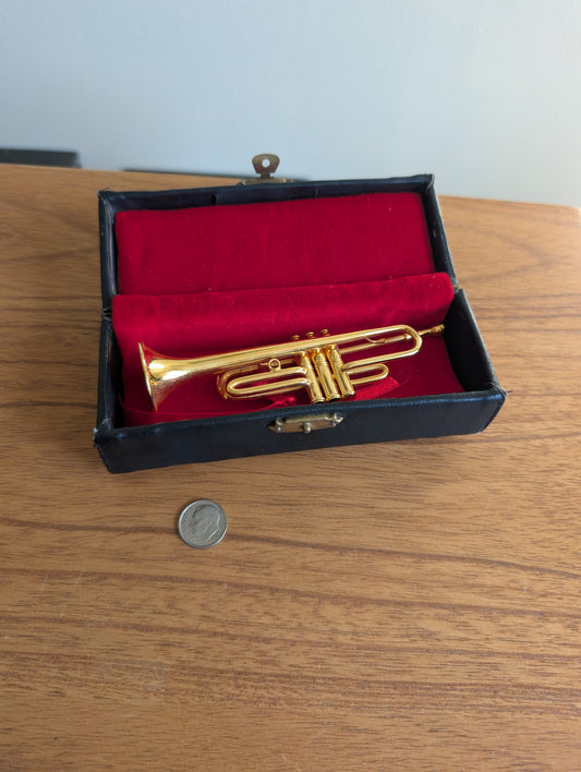 Vintage Miniature Trumpet