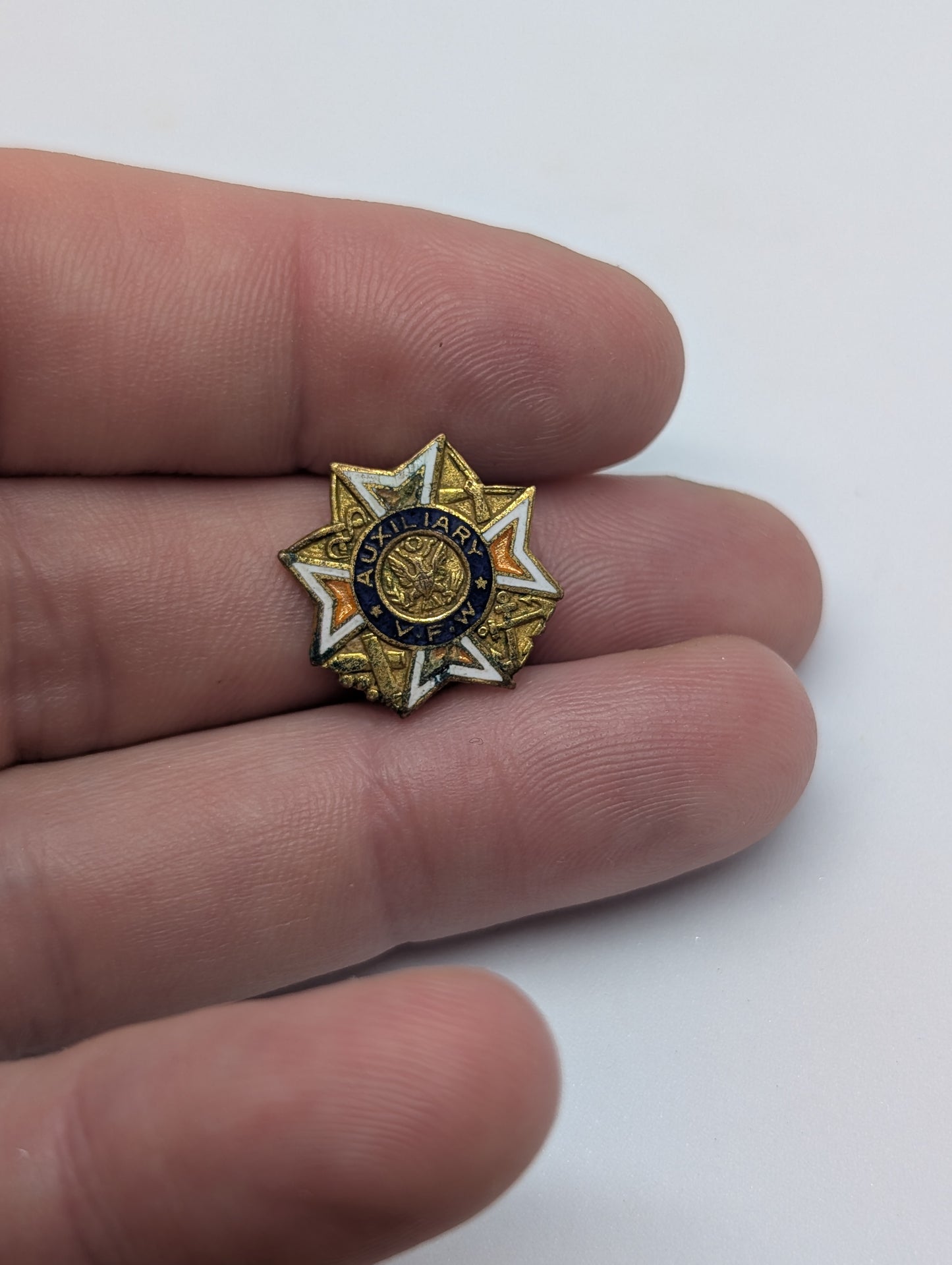 VFW Auxiliary Pinback