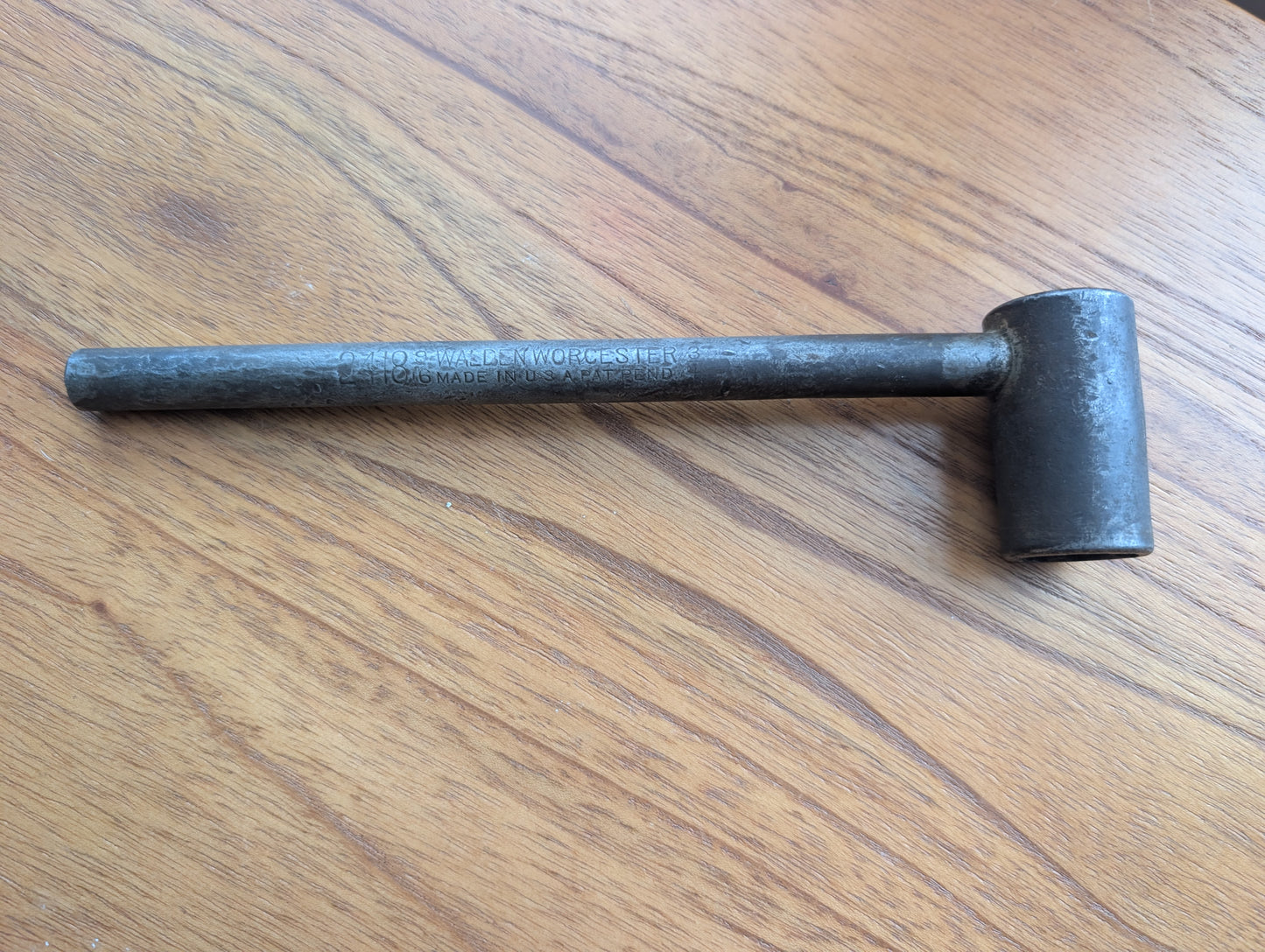Vintage 1920's Walden Worchester 2418 9/16 and 3/4 Automotive Socket Wrench