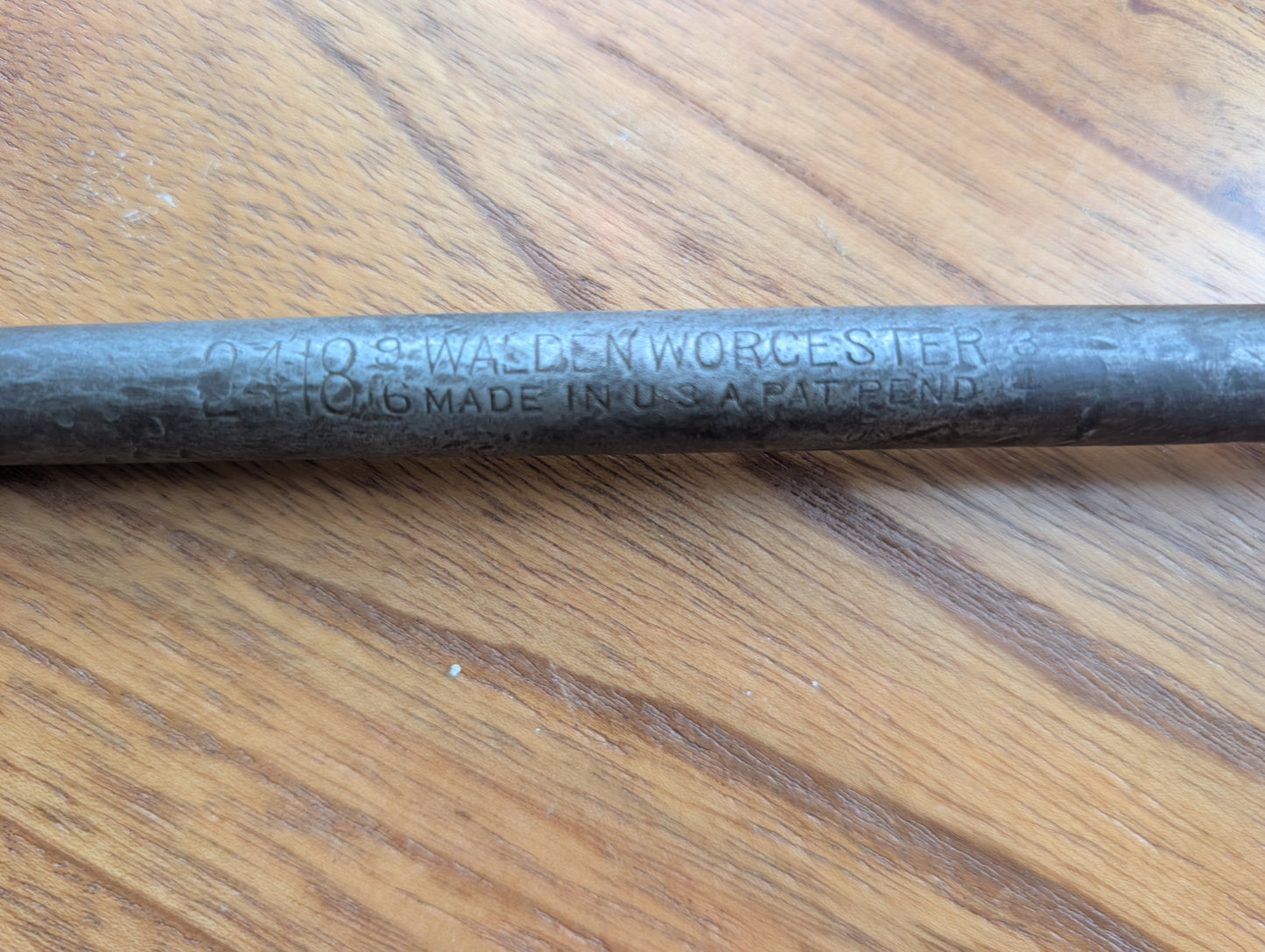 Vintage 1920's Walden Worchester 2418 9/16 and 3/4 Automotive Socket Wrench
