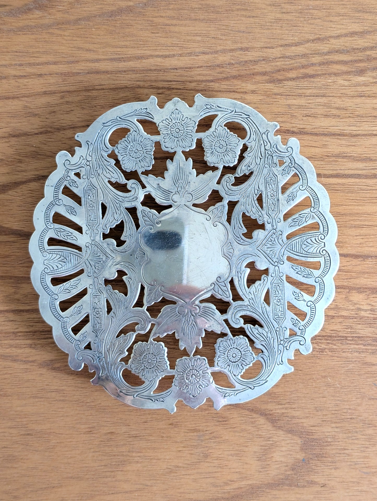 Mid Century Silver-plated Trivet