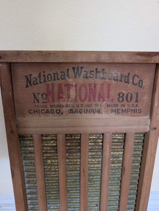 National Washboard No 801