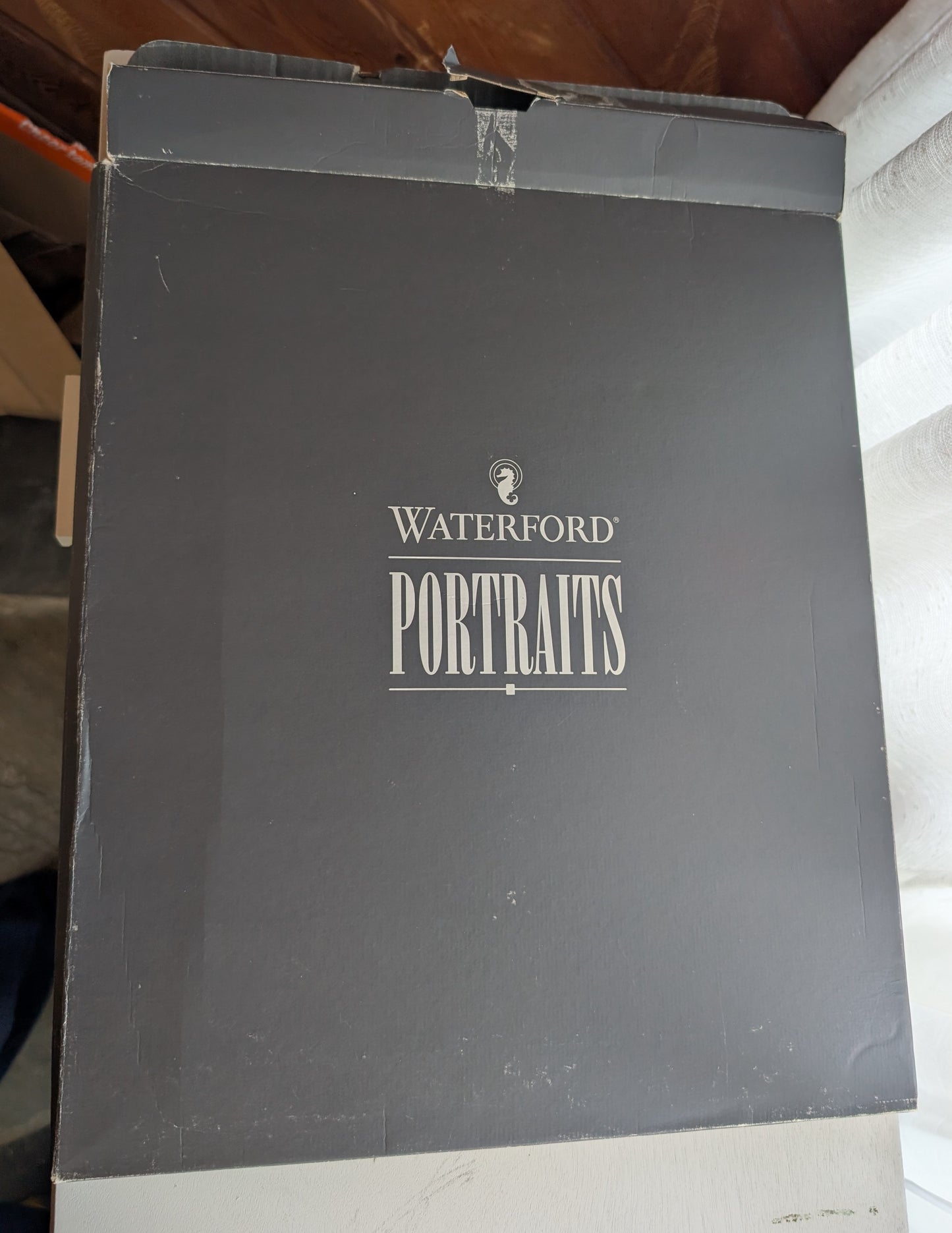 Waterford Portraits Crystal Seahorse 8 x 10 Lead Crystal Picture Frame