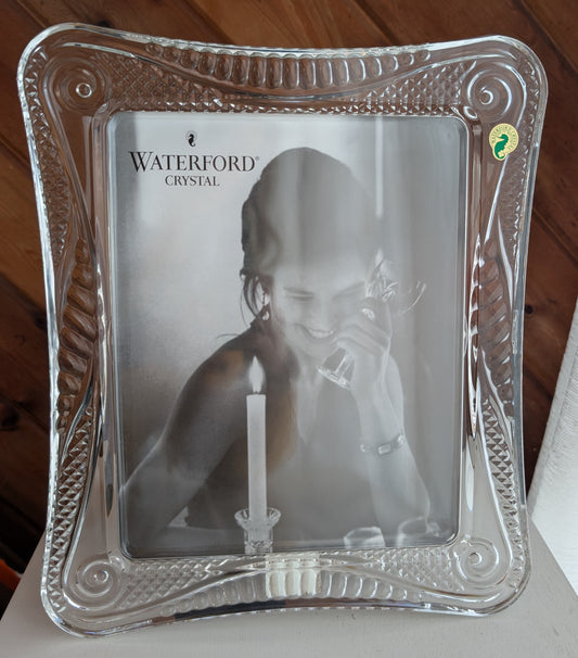 Waterford Portraits Crystal Seahorse 8 x 10 Lead Crystal Picture Frame