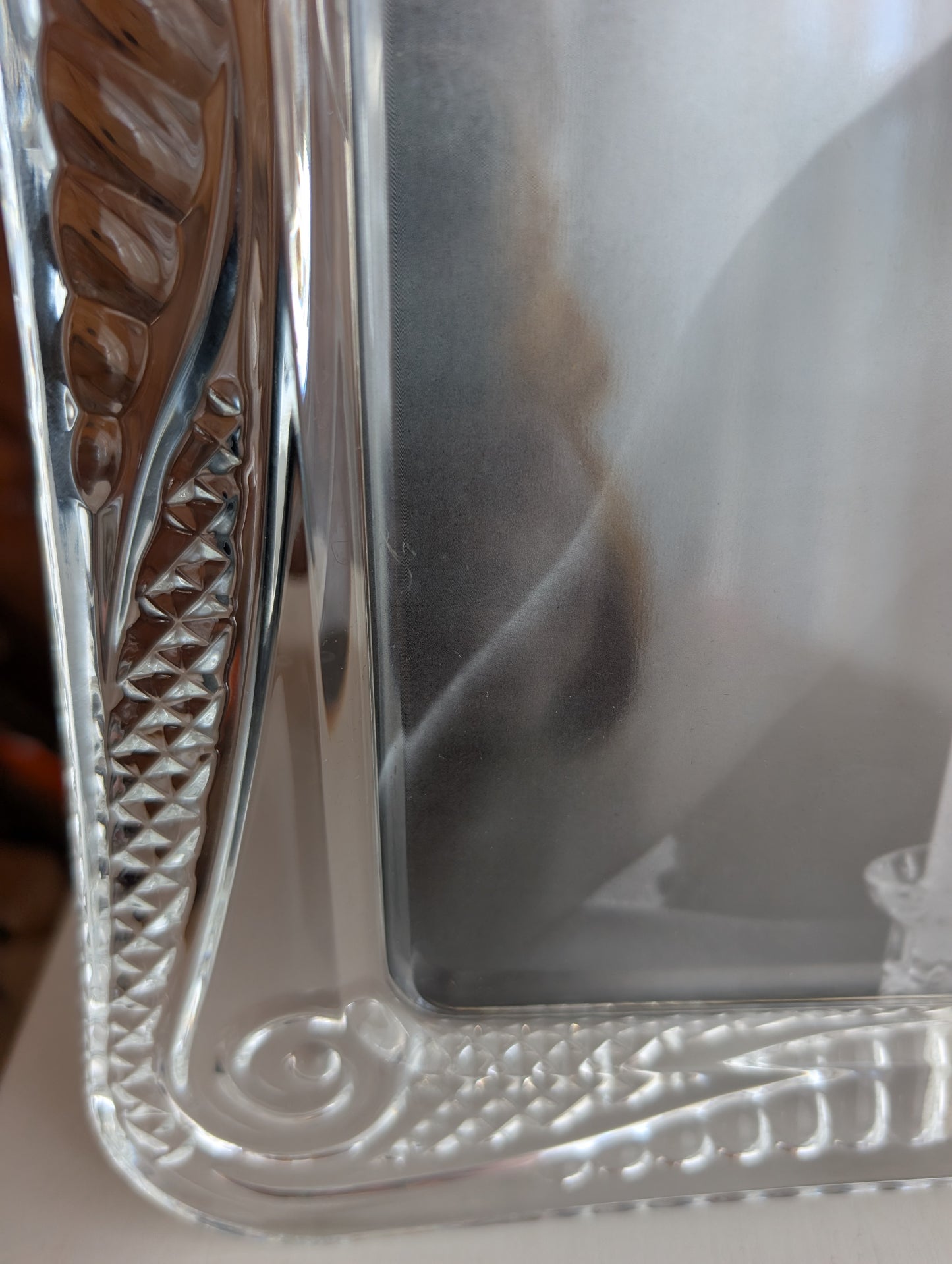 Waterford Portraits Crystal Seahorse 8 x 10 Lead Crystal Picture Frame